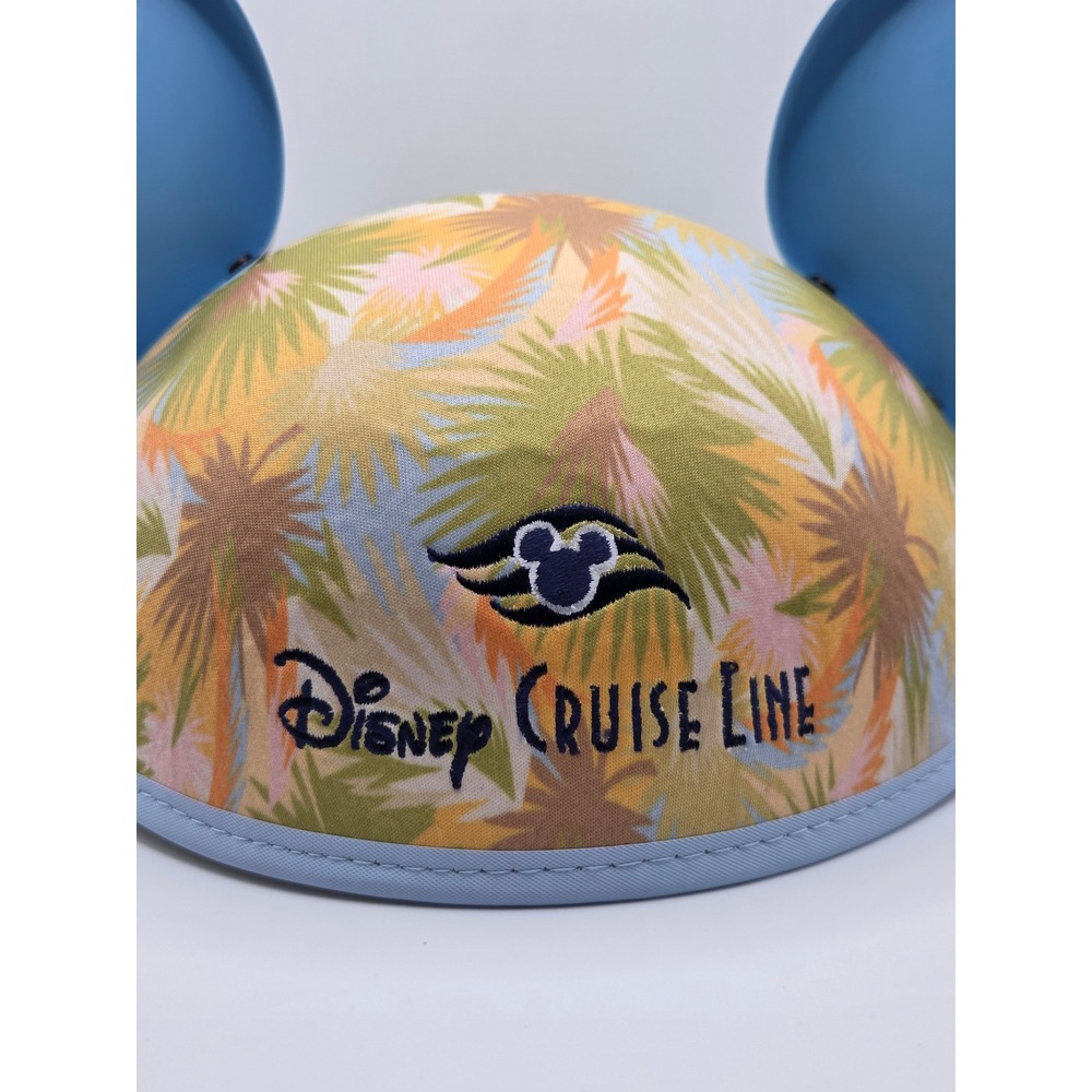 Disney Cruise Line Lookout Cay Mickey Ear Hat Unisex OS NWT Tropical Excellent - Picture 6 of 8